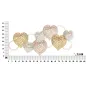 PANEL ŻELAZNY HEARTS 91x2,5x39,5 cm